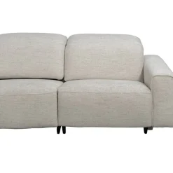 Leen Bakker Bank Dave 3-zits - elektrisch verstelbaar - lichtgrijs New