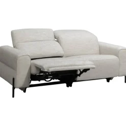 Leen Bakker Bank Dave 3-zits - elektrisch verstelbaar - lichtgrijs New