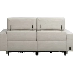 Leen Bakker Bank Dave 3-zits - elektrisch verstelbaar - lichtgrijs New