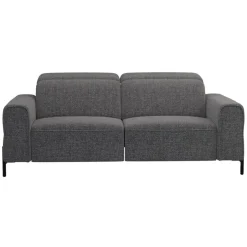 Leen Bakker Bank Dave 3-zits - elektrisch verstelbaar - stof Chacha - grijs Hot