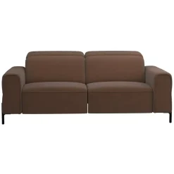 Leen Bakker Bank Dave 3-zits - elektrisch verstelbaar - stof Billy Joe - cognac Clearance