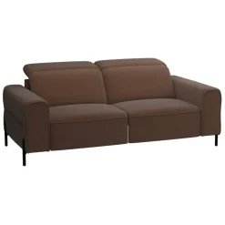 Leen Bakker Bank Dave 3-zits - elektrisch verstelbaar - stof Billy Joe - cognac Clearance