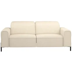 Leen Bakker Bank Dave 3-zits - elektrisch verstelbaar - crème Discount