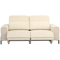 Leen Bakker Bank Dave 3-zits - elektrisch verstelbaar - crème Discount