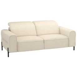 Leen Bakker Bank Dave 3-zits - elektrisch verstelbaar - crème Discount