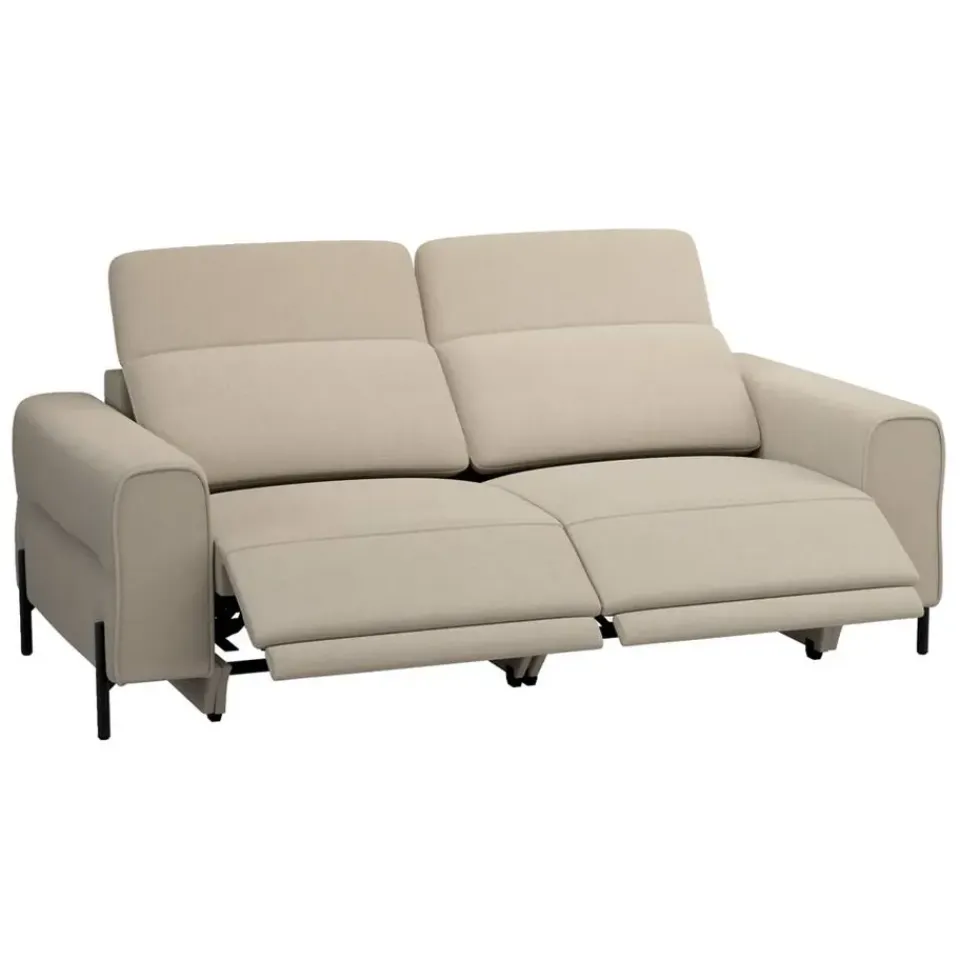 Leen Bakker Bank Dave 3-zits - elektrisch verstelbaar - taupe New