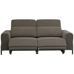 Leen Bakker Bank Dave 3-zits - elektrisch verstelbaar - stof Billy Joe - grijs Discount