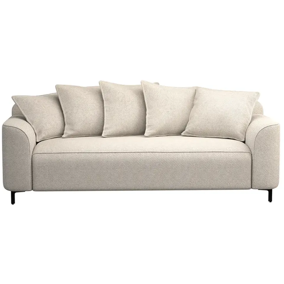 Leen Bakker Bank Elsa 3-zits - stof Eden - beige Best