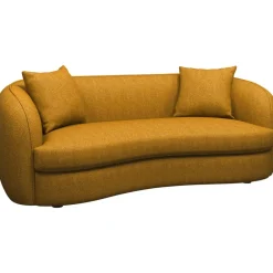 Leen Bakker Bank Enzio 3,5-zits - stof Elephant - okergeel