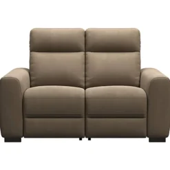 Leen Bakker Bank James 2-zits - stof Gaucho - taupe