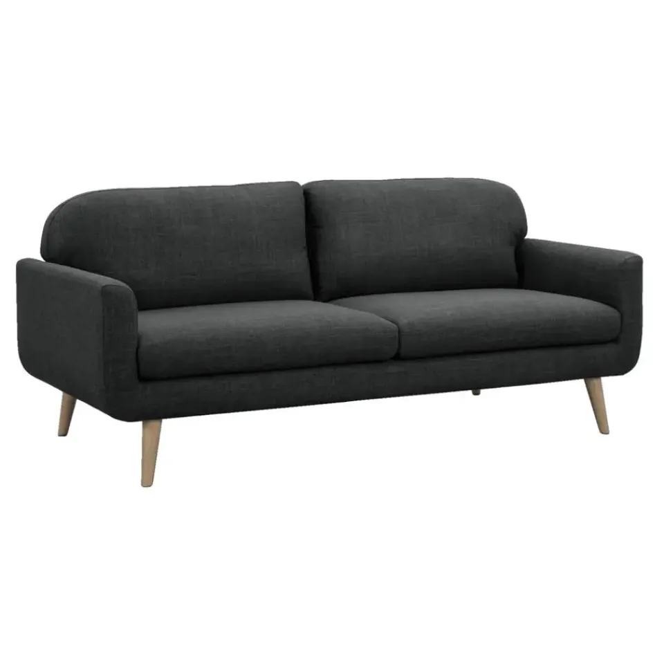 Leen Bakker Bank Lilly 3-zits - antraciet Clearance