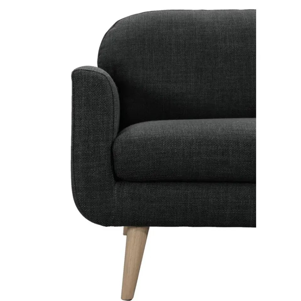 Leen Bakker Bank Lilly 3-zits - antraciet Clearance