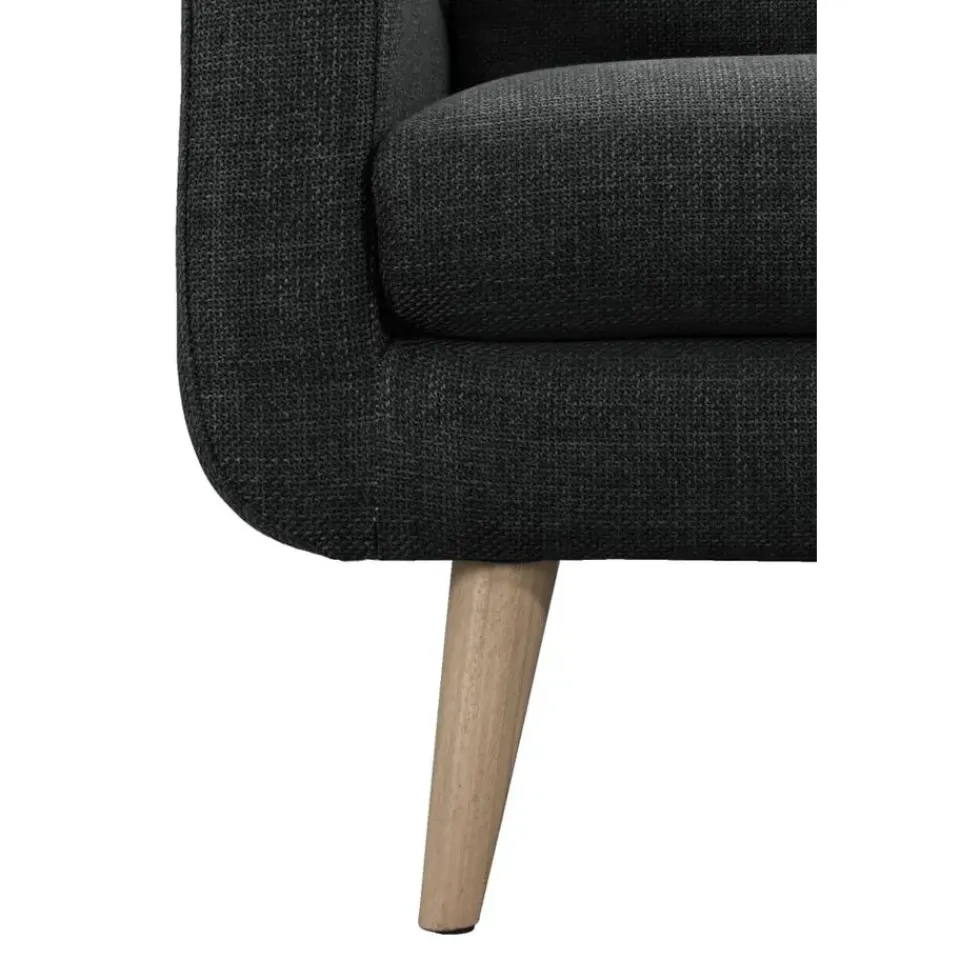 Leen Bakker Bank Lilly 3-zits - antraciet Clearance