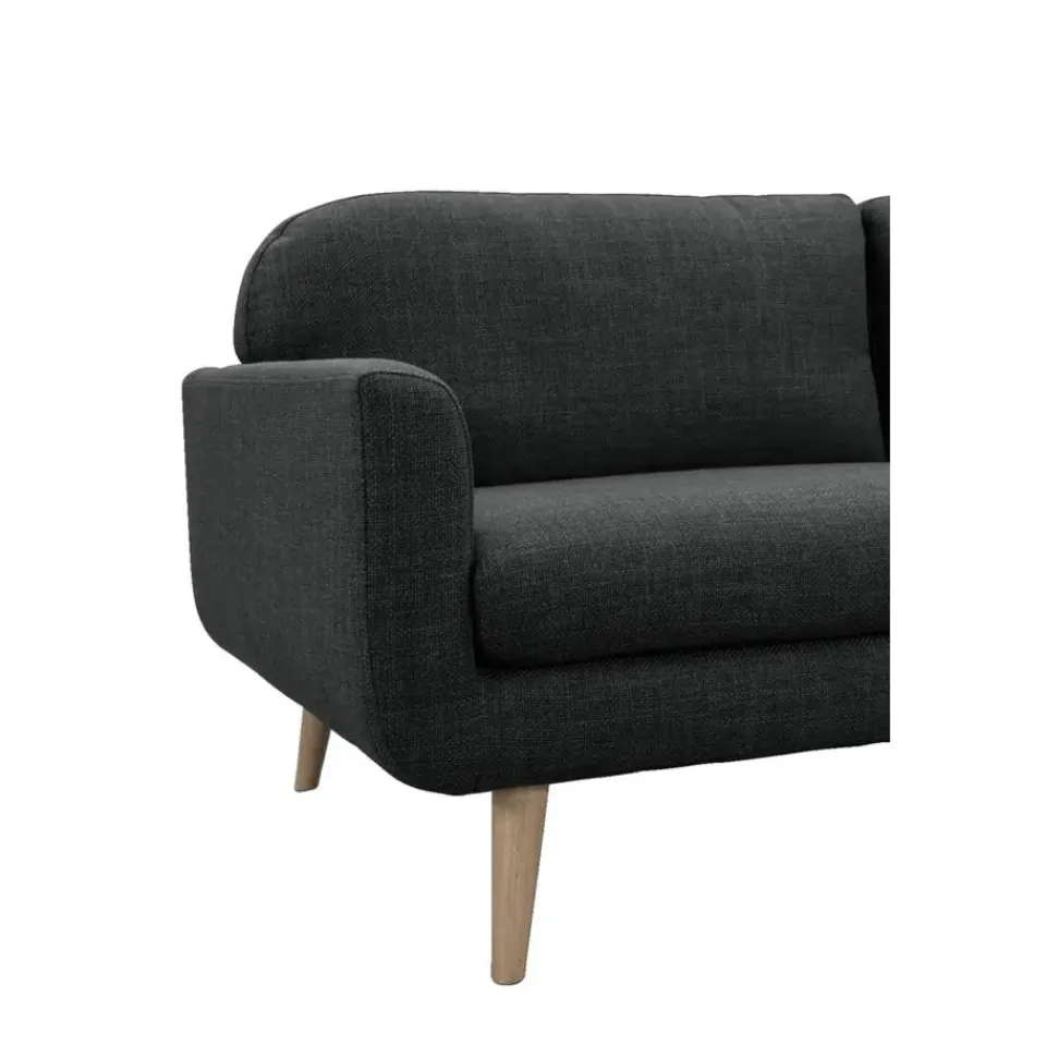 Leen Bakker Bank Lilly 3-zits - antraciet Clearance