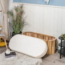 Nordlys Bank met opbergruimte enl fluweel Online