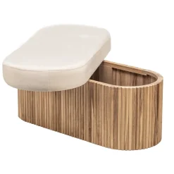 Nordlys Bank met opbergruimte enl fluweel Online