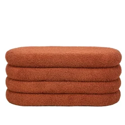 Nordlys Bank met opbergruimte in terracotta lussen Online