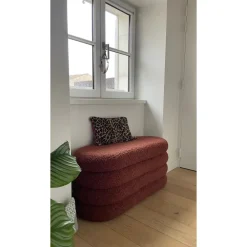 Nordlys Bank met opbergruimte in terracotta lussen Online