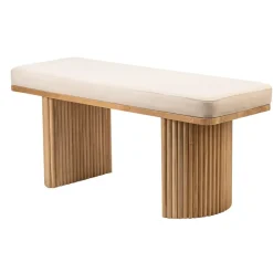 Nordlys Bank met opbergruimte in fluweel Discount