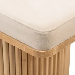 Nordlys Bank met opbergruimte in fluweel Discount