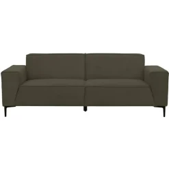 Leen Bakker Bank Romy 3-zits - stof Curio - groen Outlet