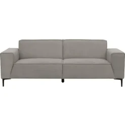 Leen Bakker Bank Romy 3-zits - stof Curio - grijs Clearance