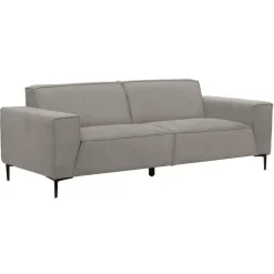 Leen Bakker Bank Romy 3-zits - stof Curio - grijs Clearance