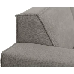 Leen Bakker Bank Romy 3-zits - stof Curio - grijs Clearance