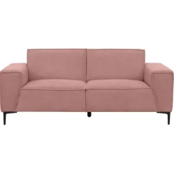 Leen Bakker Bank Romy 2-zits - stof Curio - roze Clearance