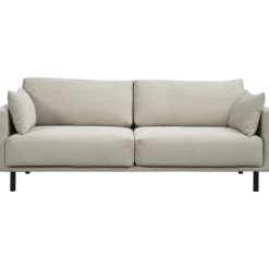 Leen Bakker Bank Siem 3-zits - ribstof Fjord - beige