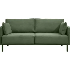 Leen Bakker Bank Siem 2,5-zits - ribstof Fjord - groen Discount