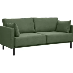 Leen Bakker Bank Siem 2,5-zits - ribstof Fjord - groen Discount