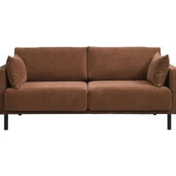 Leen Bakker Bank Siem 2,5-zits - stof Egon - terracotta Best