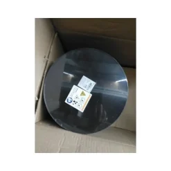 Merkloos Barbecue emmer - zwart - rond - 33 x 24 cm Hot