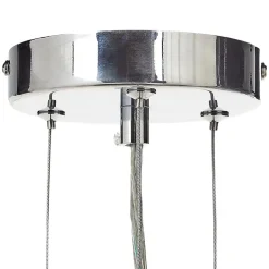 Beliani BARBEIRA - Kroonluchter - Zilver - Ijzer Best