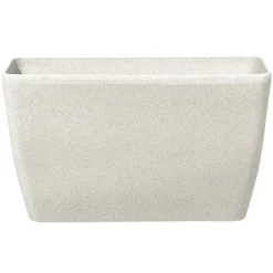 Beliani BARIS - Bloempot set van 2 - Beige - Groot - Stenenmix