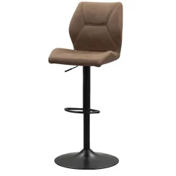 Leen Bakker Barkruk Jesse - verstelbaar - cognac New