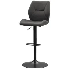 Leen Bakker Barkruk Jesse - verstelbaar - antraciet Sale