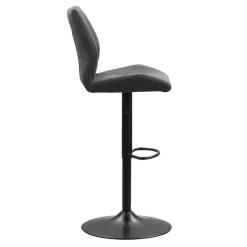 Leen Bakker Barkruk Jesse - verstelbaar - antraciet Sale