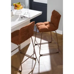 Leen Bakker Barkruk Stella - terracotta Outlet