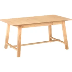 Beliani BARNES - Eettafel - Lichthout - 160/200 x 90 cm - MDF Outlet