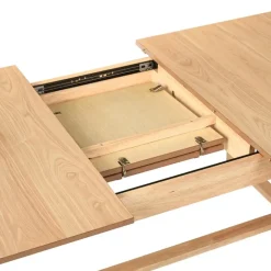 Beliani BARNES - Eettafel - Lichthout - 160/200 x 90 cm - MDF Outlet