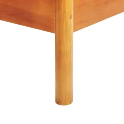 Beliani BARRET II - Tweepersoonsbed - Lichtbruin - 160 x 200 cm - Dennenhout Best