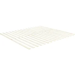 Beliani BARRET II - Tweepersoonsbed - Lichtbruin - 160 x 200 cm - Dennenhout Best