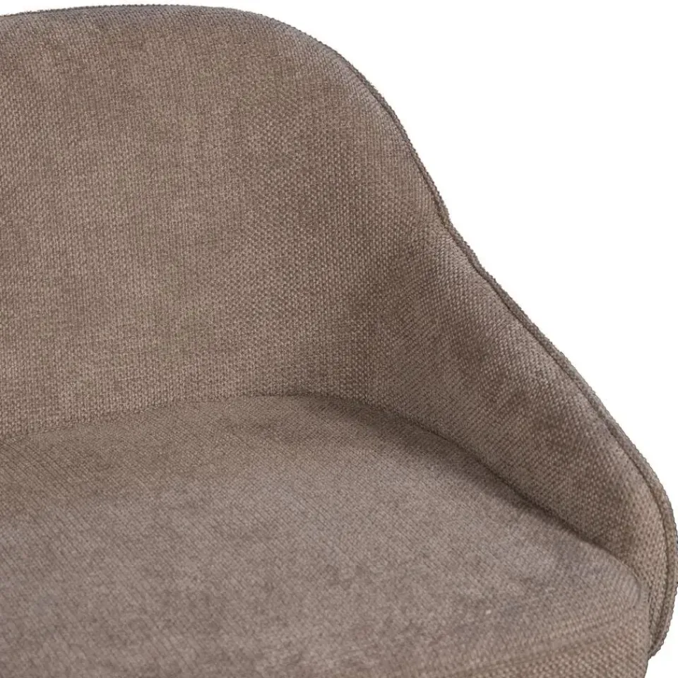 Giga Meubel Barstoel Taupe - Zithoogte 65cm - Scandinavisch - Stoel Maxime - Set van 2 Online