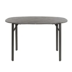 Giga Living Bartafel Keramieklook - 140x75x92cm - Deens Ovaal Outlet