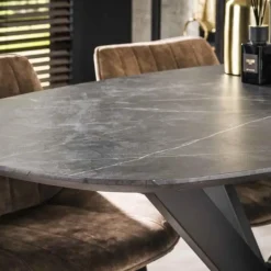 Emob Bartafel Mariola 140x80 cm-zwartbruin Outlet