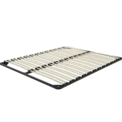 Beliani BASIC - Lattenbodem - Zwart - 140 x 200 cm - Staal Online