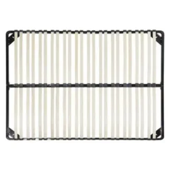 Beliani BASIC - Lattenbodem - Zwart - 140 x 200 cm - Staal Online