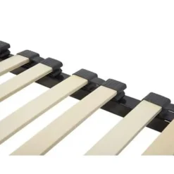 Beliani BASIC - Lattenbodem - Zwart - 140 x 200 cm - Staal Online